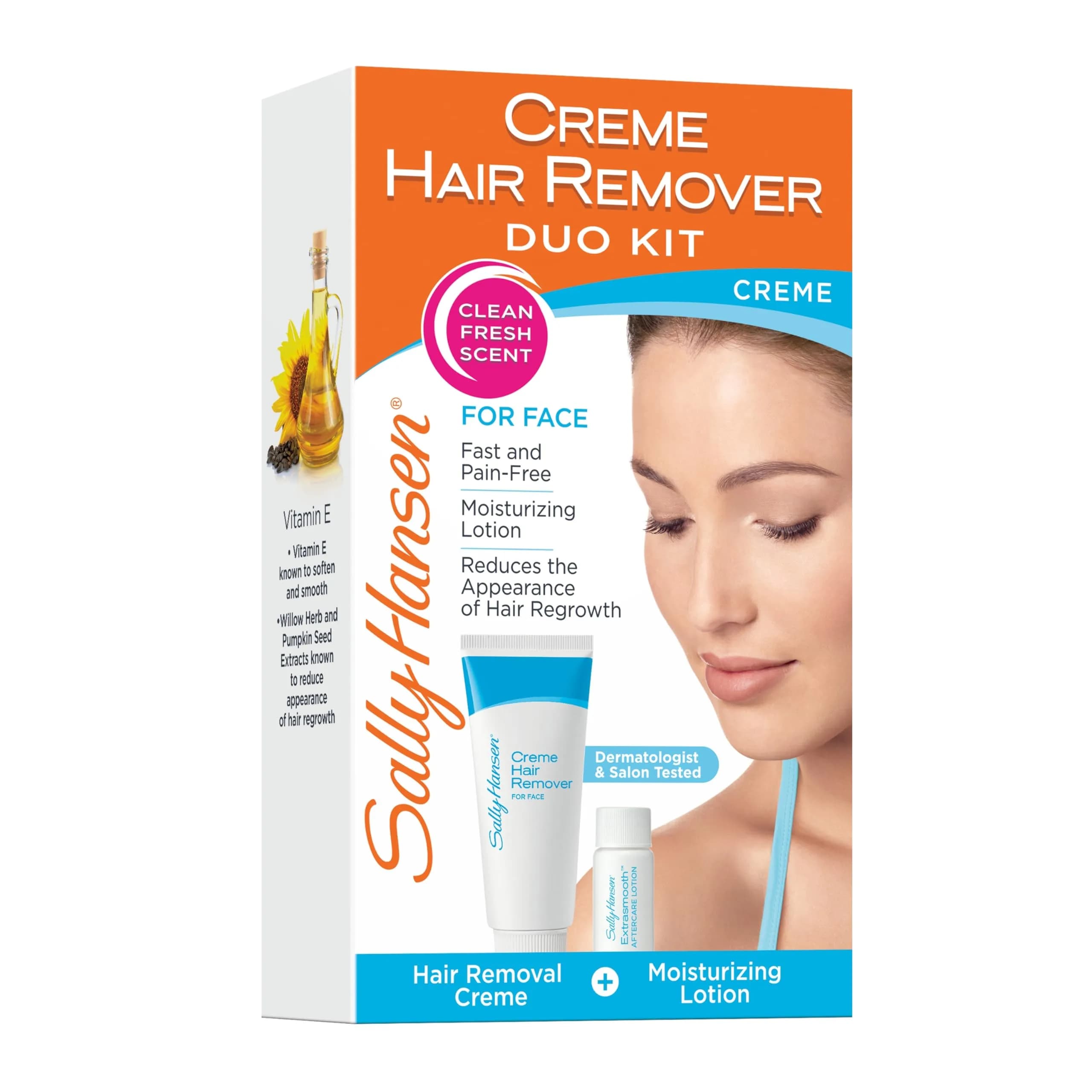 Sally Hansen Hair Remover Kit for Face - Gentle & Effective Hair Removal - main product image