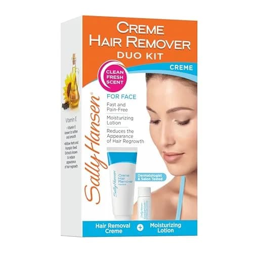 Sally Hansen Cream Hair Remover Kit 1.7 oz (50 ml) | Painless Face & Body Hair Removal thumbnail 1
