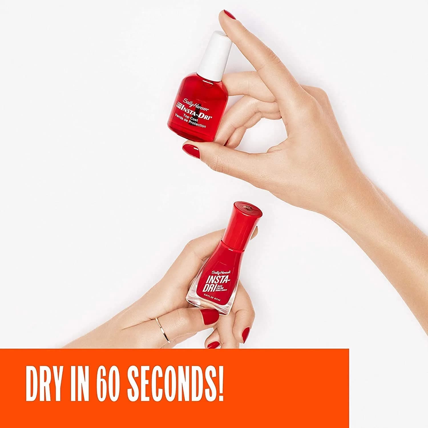 Sally Hansen Insta-Dri® Clear Top Coat 13.3ml (0.45 Fl Oz) | Quick Dry, Long-Lasting Shine - view 4