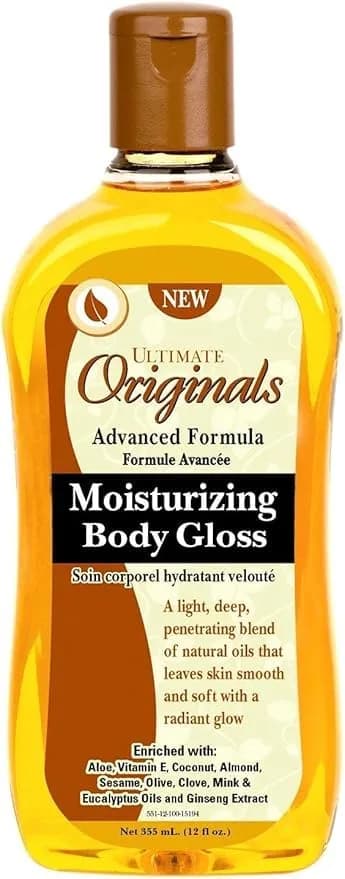 Africa's Best Ultimate Originals Moist Body Gloss 355ml | Deep Moisturizing & Radiance thumbnail 2