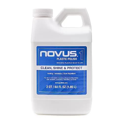 Novus #1 Plastic Clean & Shine 64 Ounce Bottle - For Gentle Cleaning & High Gloss - main product image
