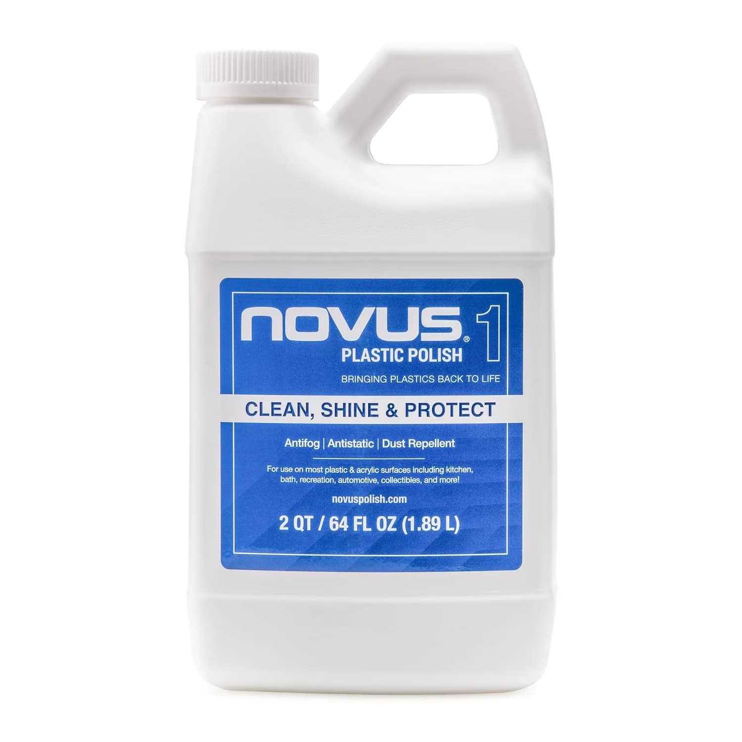 Novus Fine Scratch Remover #2 | 53 Gallon Drum (200.6 Liters) | Removes Fine Scratches & Haze — #1 Plastic Clean & Shine / 64 Ounce