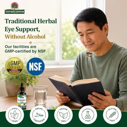 Nature's Answer Eyebright 2000 mg, 1 oz | Alcohol-Free Extract for Eye & Respiratory Support thumbnail 3