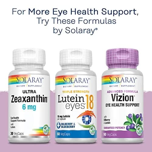 SOLARAY Bilberry Berry Extract 60 mg | Vision & Circulatory Support, Vegan, 120 VegCaps thumbnail 6
