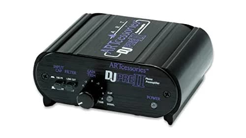 ART DJPREII Phono Preamplifier 12V DC (0.42 Fl Oz) | Connect Turntables to Audio Systems thumbnail 1
