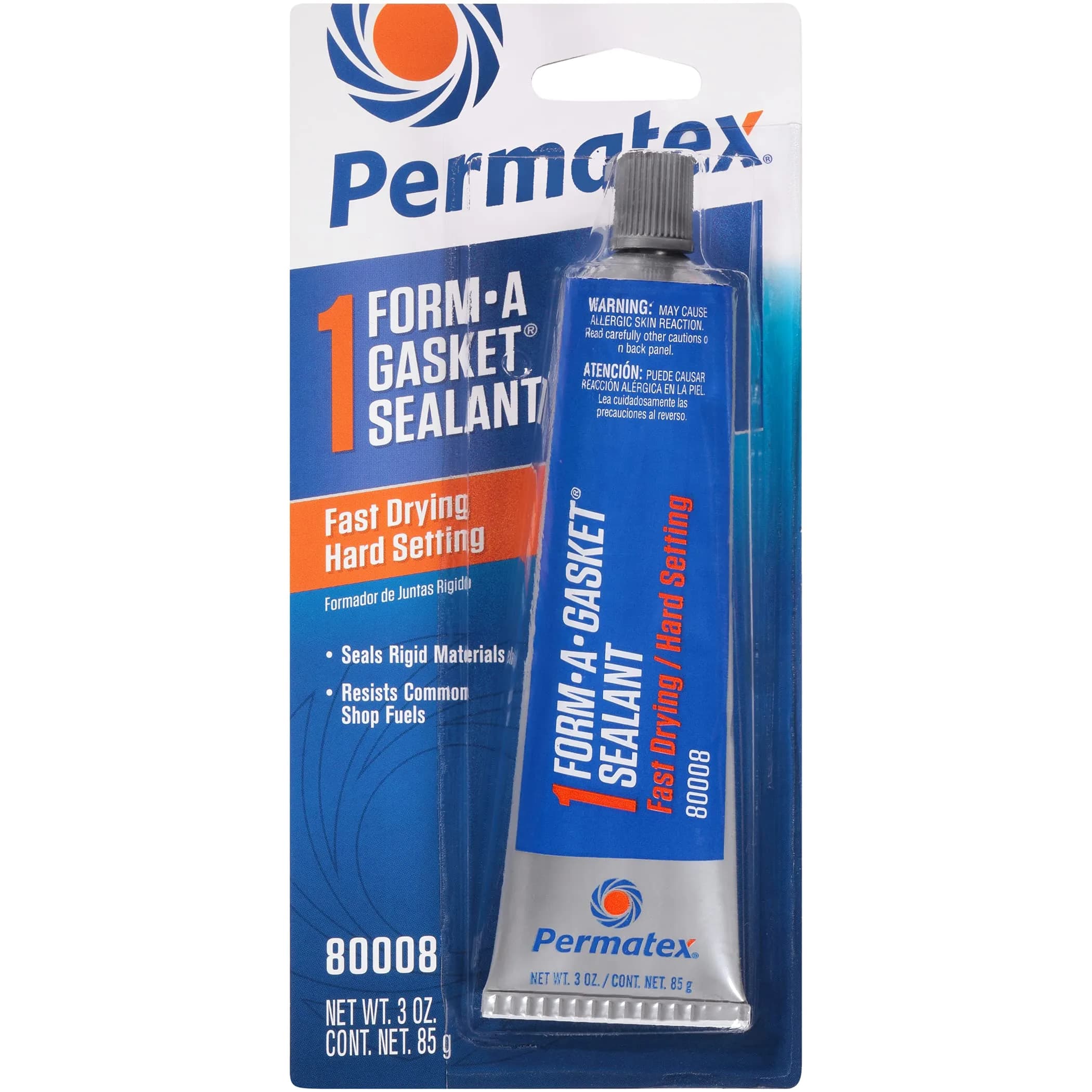 Permatex Form-A-Gasket #2 Sealant Black 44.36 ml (1.5 Fl Oz.) | Non-Hardening for Cut Gaskets — Factory / 3 Fl Oz.