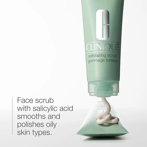 Clinique Exfoliating Face Scrub with Salicylic Acid for Oily Skin Types | Refreshing & Refining, 3.4 Fl Oz thumbnail 2