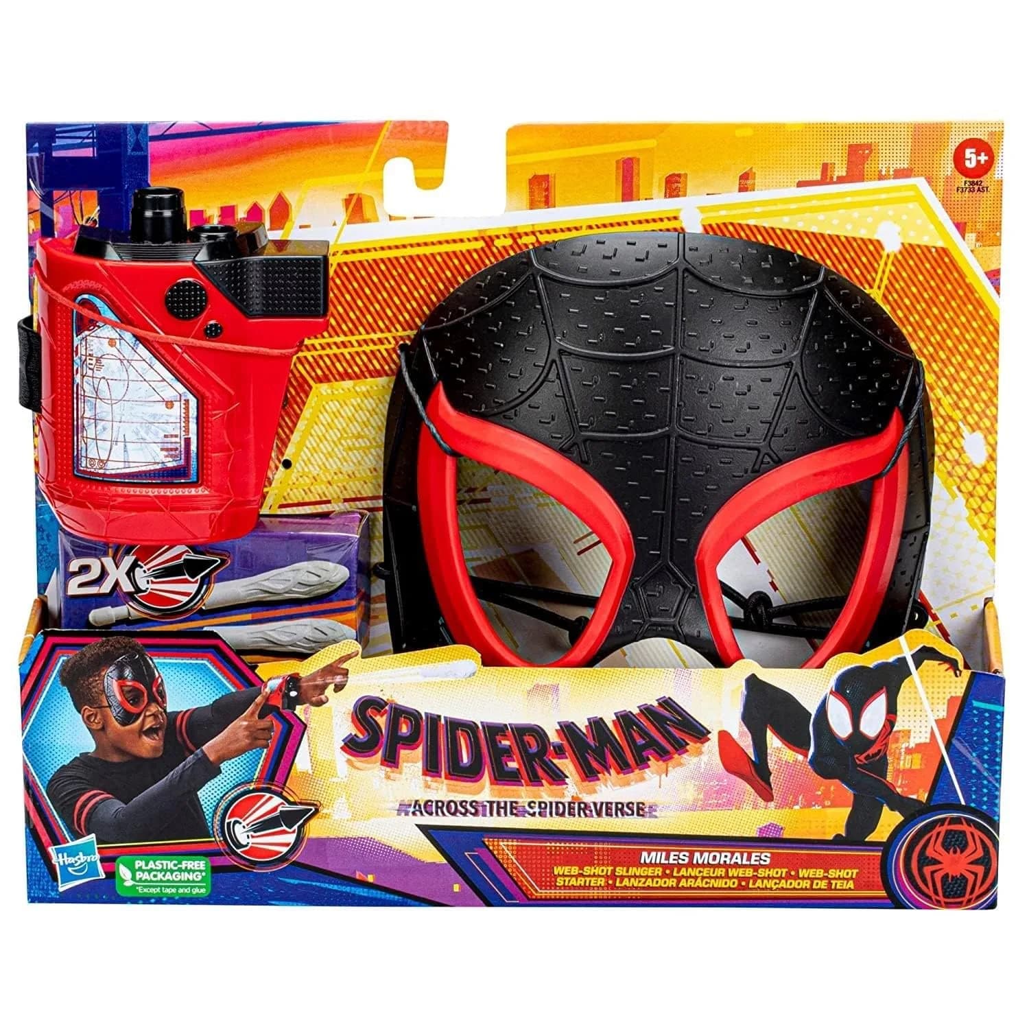 Marvel SPD Swift Web Shot Costume Mask | Comic Character Design for Kids & Collectors