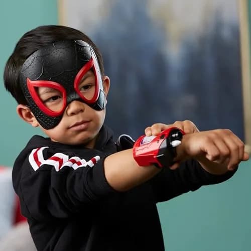 Marvel SPD Swift Web Shot Costume Mask | Comic Character Design for Kids & Collectors thumbnail 3