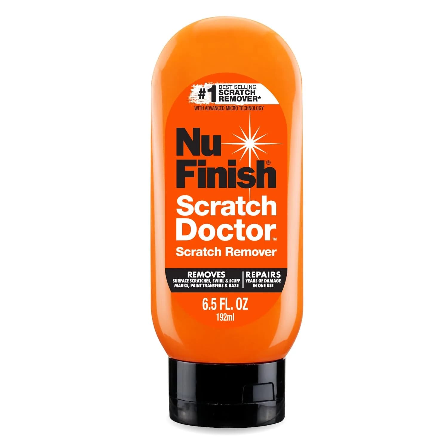 Nu Finish Scratch Doctor Car Scratch Remover 192ml (6.5 Oz) | Eliminates Paint Scrapes, Scuffs, Haze and Swirls — 6.5 Oz