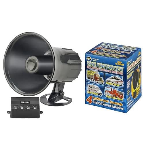 Wolo 365 Enforcer Siren Horn 20-Watt Multi-Tone 12V | Emergency & Vehicle Horn thumbnail 1