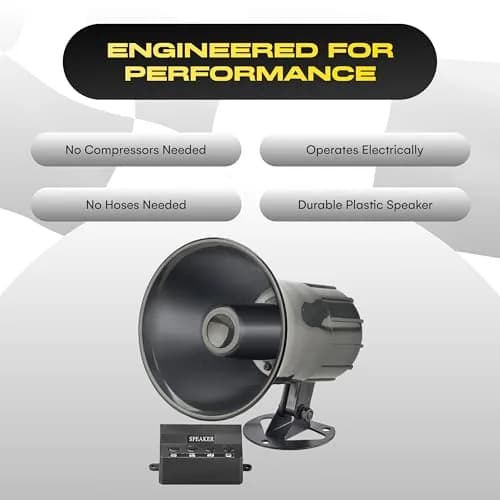 Wolo 365 Enforcer Siren Horn 20-Watt Multi-Tone 12V | Emergency & Vehicle Horn thumbnail 4