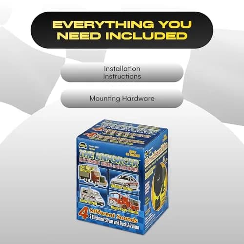 Wolo 365 Enforcer Siren Horn 20-Watt Multi-Tone 12V | Emergency & Vehicle Horn thumbnail 6