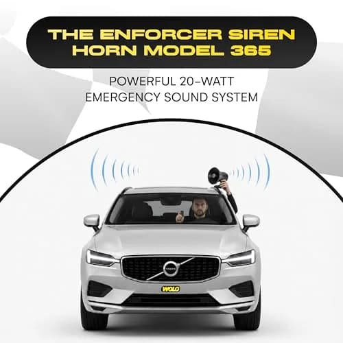 Wolo 365 Enforcer Siren Horn 20-Watt Multi-Tone 12V | Emergency & Vehicle Horn thumbnail 2