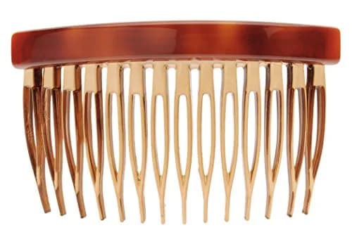 France Luxe Basic Side Comb Tortoise | Handcrafted in France for Secure Styling thumbnail 1