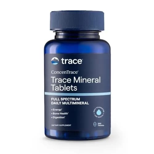 Trace Minerals ConcenTrace Ionic Trace Mineral Tablets, 300 Tablets | Supports Energy & Digestion thumbnail 1