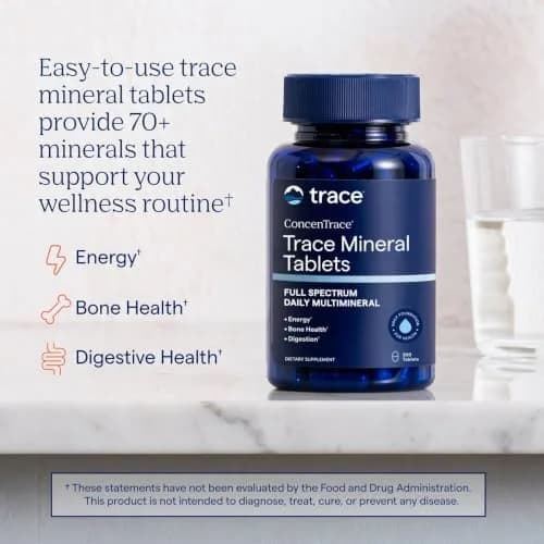 Trace Minerals ConcenTrace Ionic Trace Mineral Tablets, 300 Tablets | Supports Energy & Digestion thumbnail 2