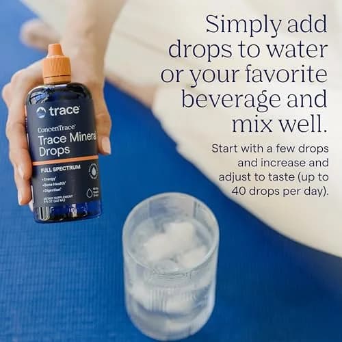 Trace Minerals ConcenTrace Mineral Drops 237ml (8 fl oz) | 70+ Ionic Minerals for Energy & Hydration thumbnail 4