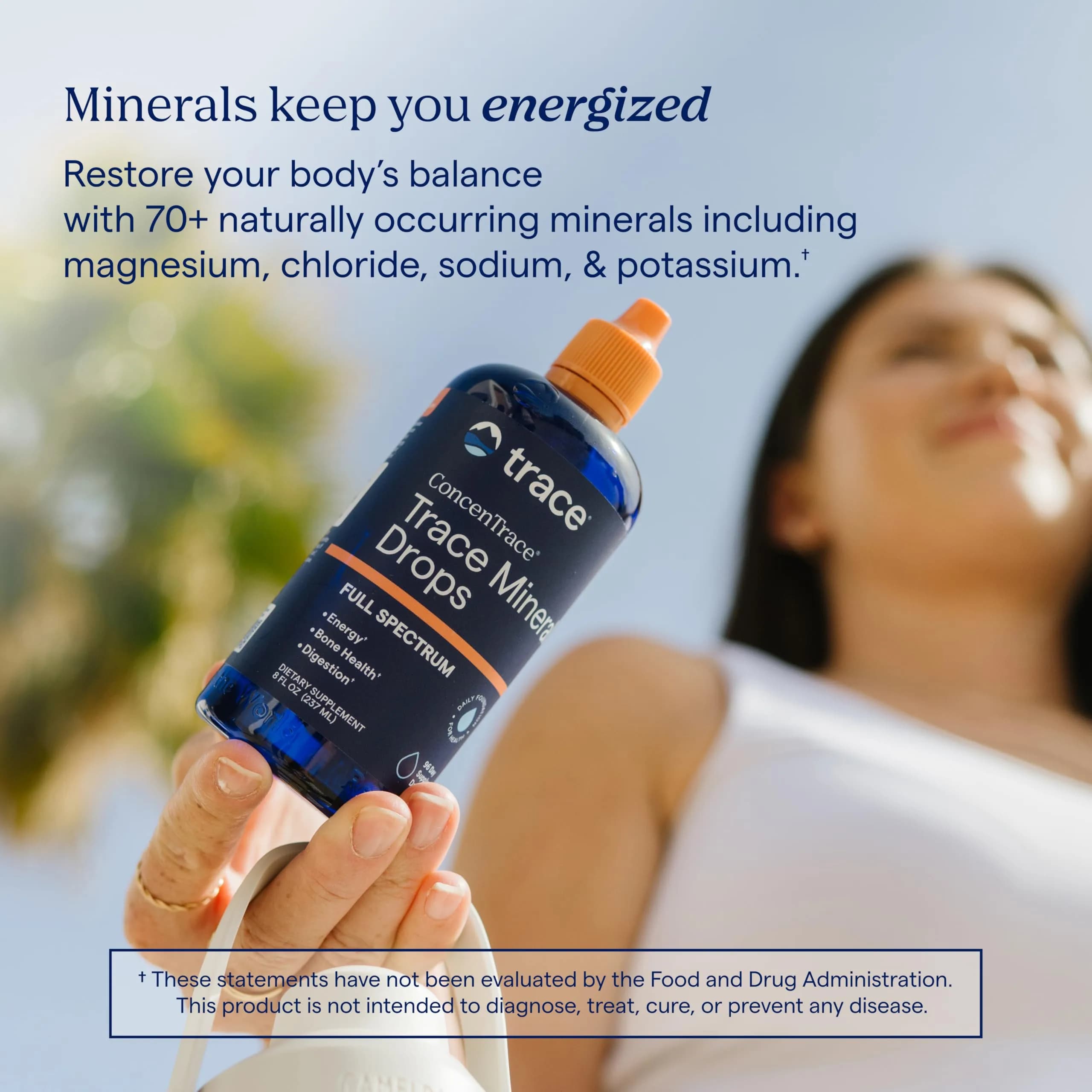Trace Minerals ConcenTrace Mineral Drops 237ml (8 fl oz) | 70+ Ionic Minerals for Energy & Hydration - view 5