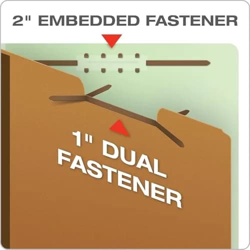 Pendaflex Pressboard End-Tab Classification Folders, Legal Size, 10/BX | 400 Sheet Capacity thumbnail 5