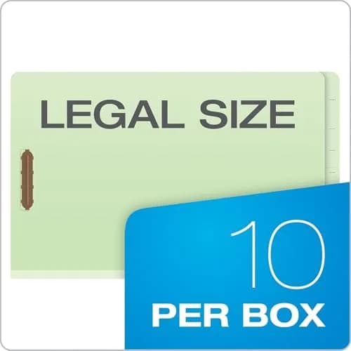 Pendaflex Pressboard End-Tab Classification Folders, Legal Size, 10/BX | 400 Sheet Capacity thumbnail 7