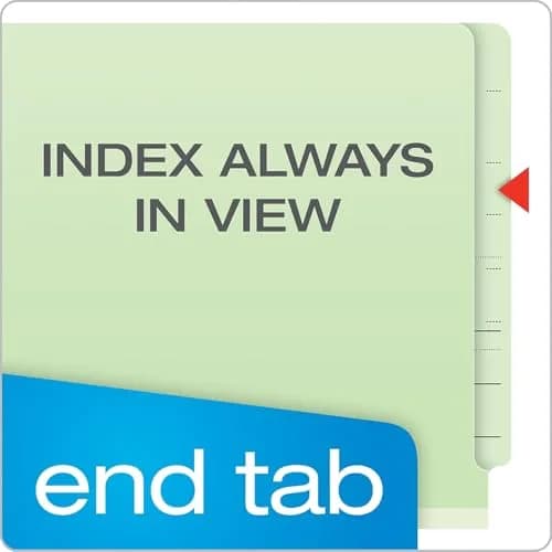 Pendaflex Pressboard End-Tab Classification Folders, Legal Size, 10/BX | 400 Sheet Capacity thumbnail 2