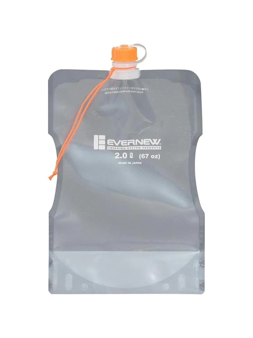 Evernew Water Carry System 2L | Shock Cord & Gusseted Bottom for Outdoor Use