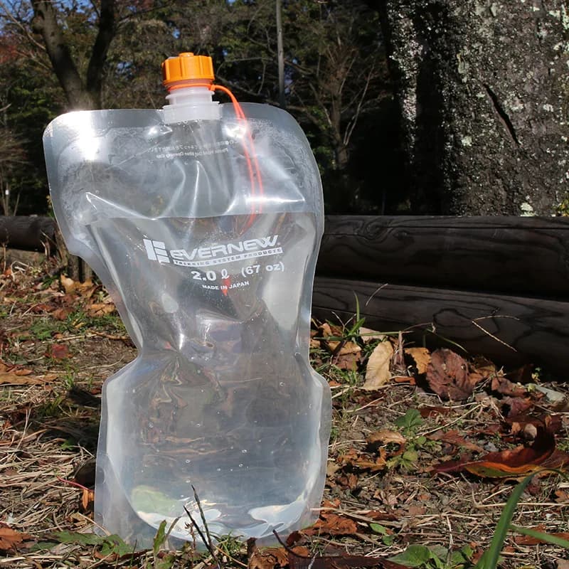 Evernew Water Carry System 2L | Shock Cord & Gusseted Bottom for Outdoor Use thumbnail 3