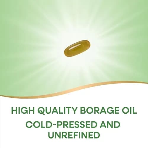 Nature's Way Borage Oil Softgels 60 Count | 740 mg Omega-6 Fatty Acids Per Serving thumbnail 3