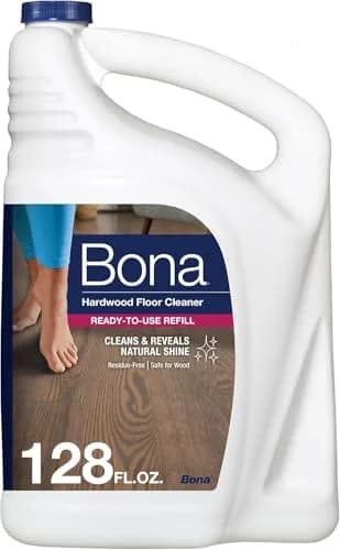 Bona Hardwood Floor Cleaner Refill 3.78 L (128 fl oz) | pH-Neutral, Residue-Free Formula thumbnail 1