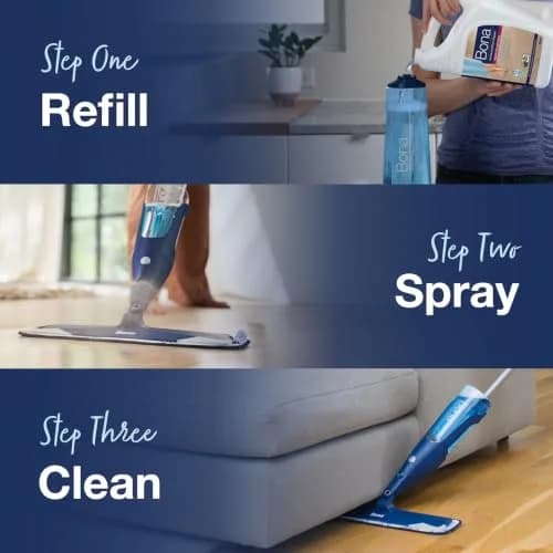 Bona Hardwood Floor Cleaner Refill 3.78 L (128 fl oz) | pH-Neutral, Residue-Free Formula thumbnail 7