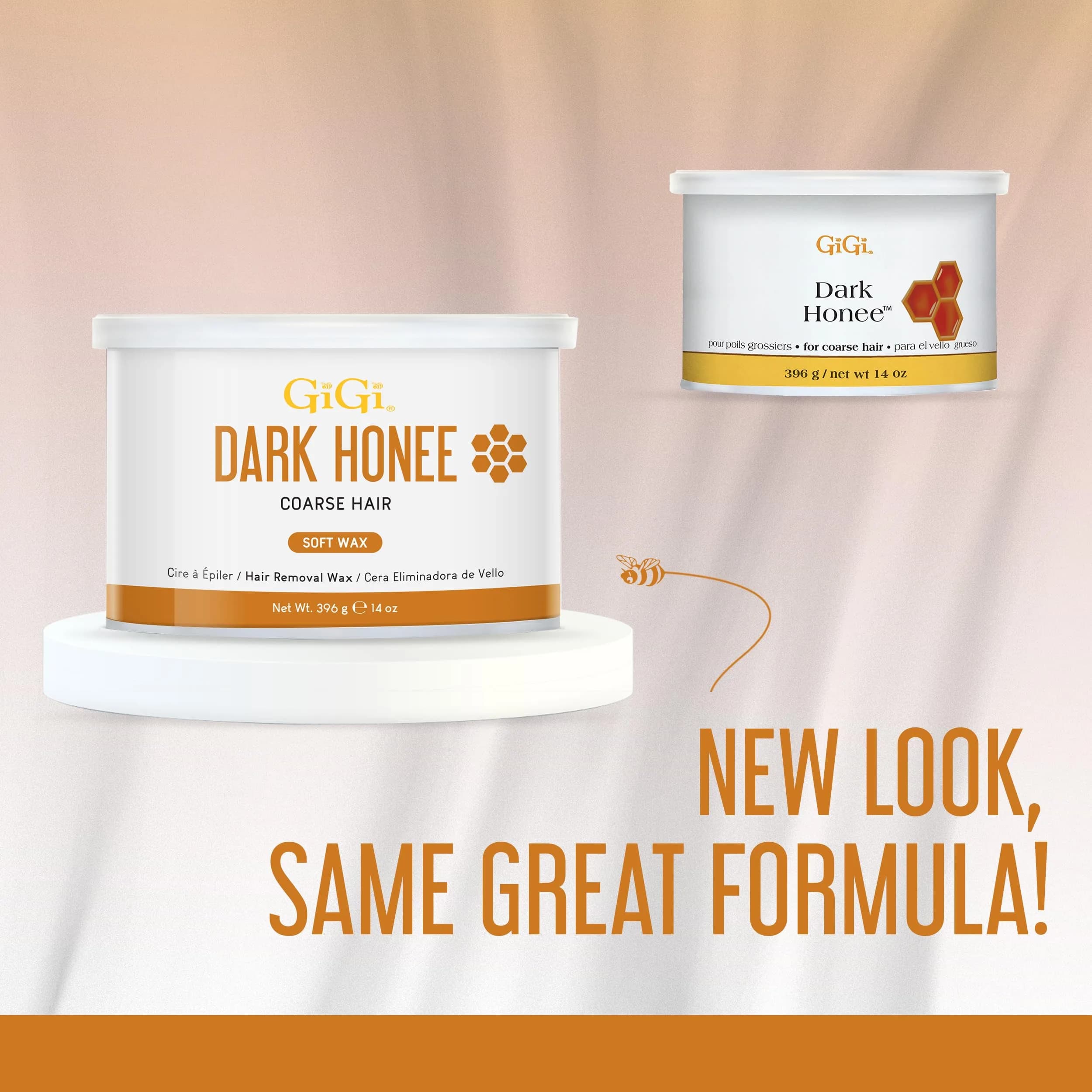 GIGI Dark Honee Soft Wax for Hair Removal 400g (14 oz) | Removes Thick to Coarse Hair - view 6