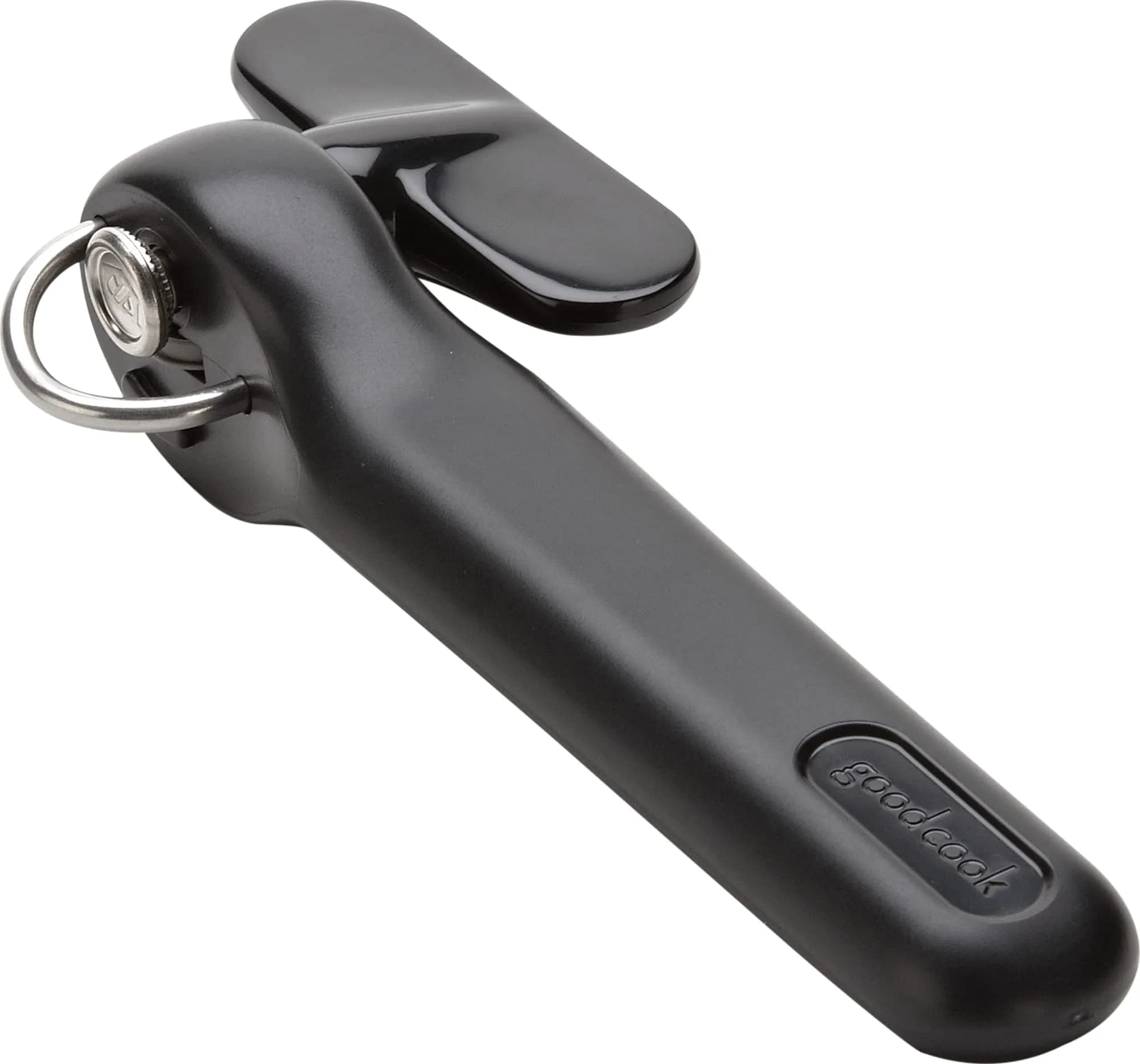 GoodCook Safe-Cut Manual Can Opener with Easy Turn Knob, Black | Smooth Edge Cutting - main product image