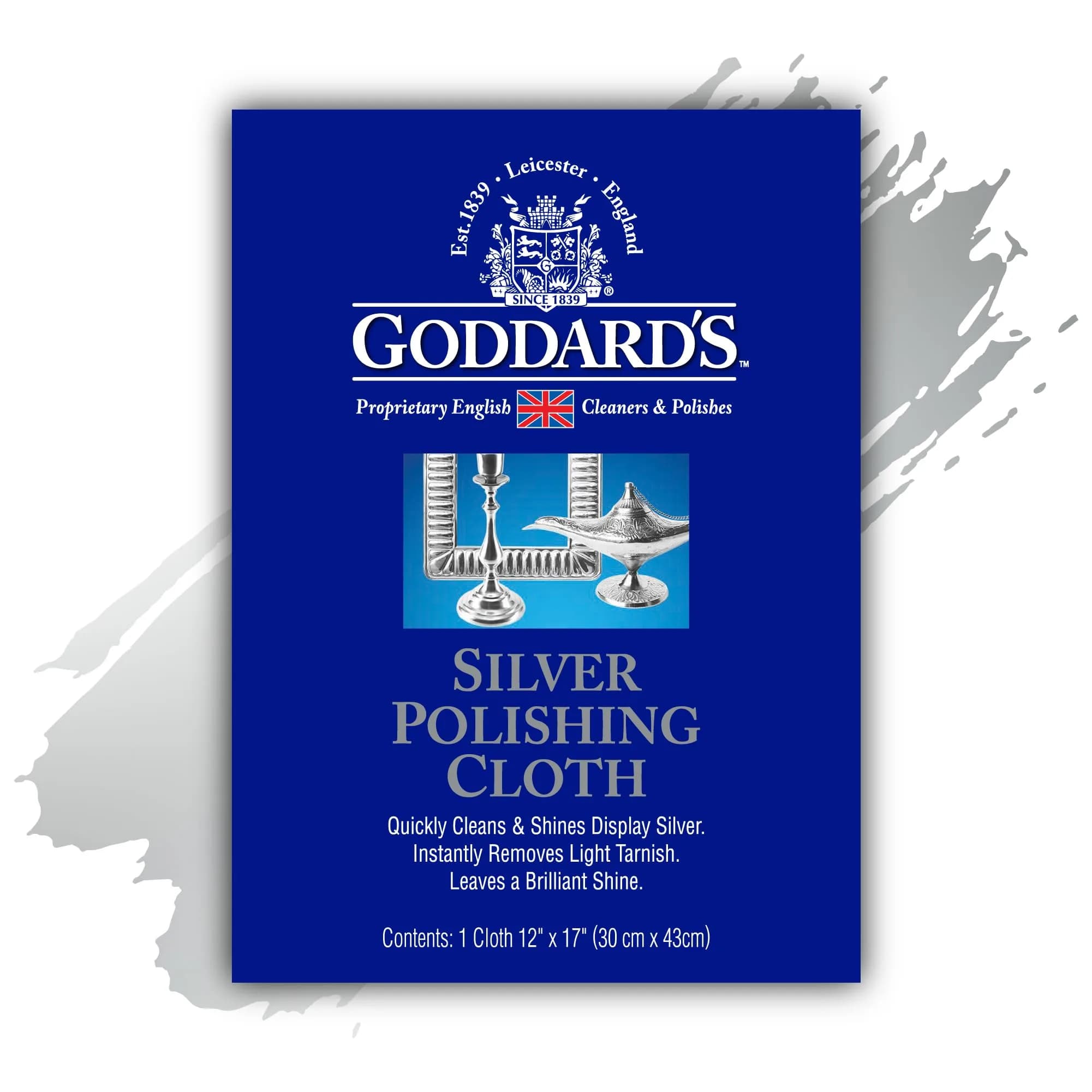 Goddard's Silver Polishing Cloth 1 Pack | Instantly Removes Tarnish & Protects Silver - main product image