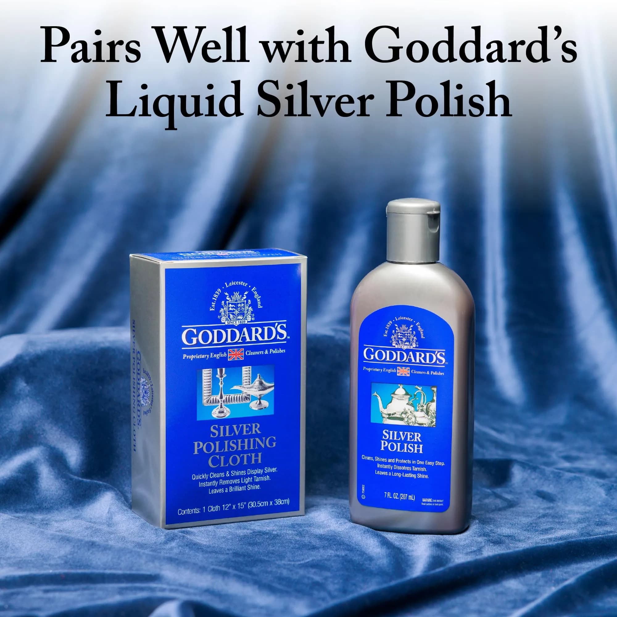 Goddard's Silver Polishing Cloth 1 Pack | Instantly Removes Tarnish & Protects Silver - view 7