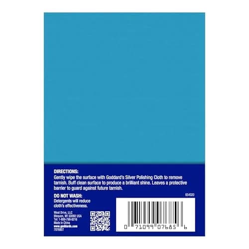 Goddard's Silver Polishing Cloth 1 Pack | Instantly Removes Tarnish & Protects Silver thumbnail 2