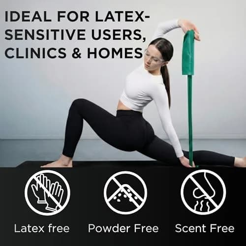 THERABAND Green Heavy Resistance Band 20.12 m (25 Yd) | Non-Latex Exercise & Physical Therapy Band thumbnail 4
