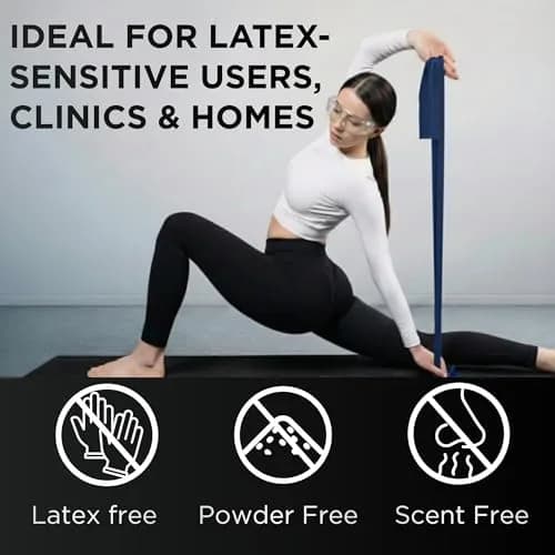 THERABAND Blue Latex-Free Resistance Band Roll 25 Yards (75 ft / 22.86 m) | Extra Heavy Resistance for Strength Training thumbnail 4