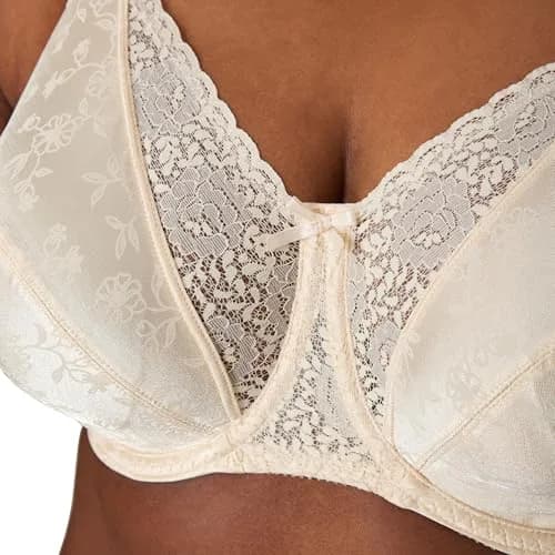 Playtex Secrets Signature Floral Underwire Full Coverage Bra 34D | Support & Vintage Style thumbnail 4