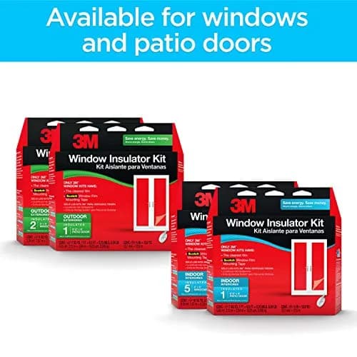 3M Indoor Window Insulator Kit - Two Pack | Energy Saving, Airtight Seal for 2 Windows thumbnail 8