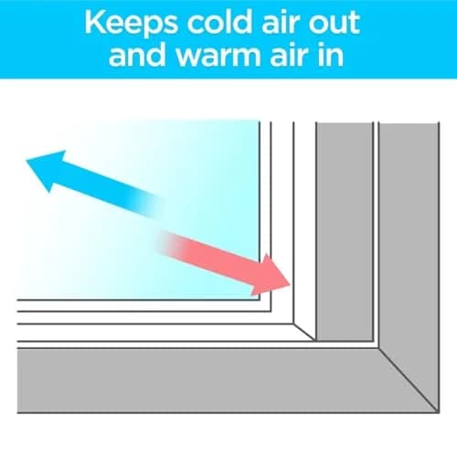3M Indoor Window Insulator Kit - Two Pack | Energy Saving, Airtight Seal for 2 Windows thumbnail 2