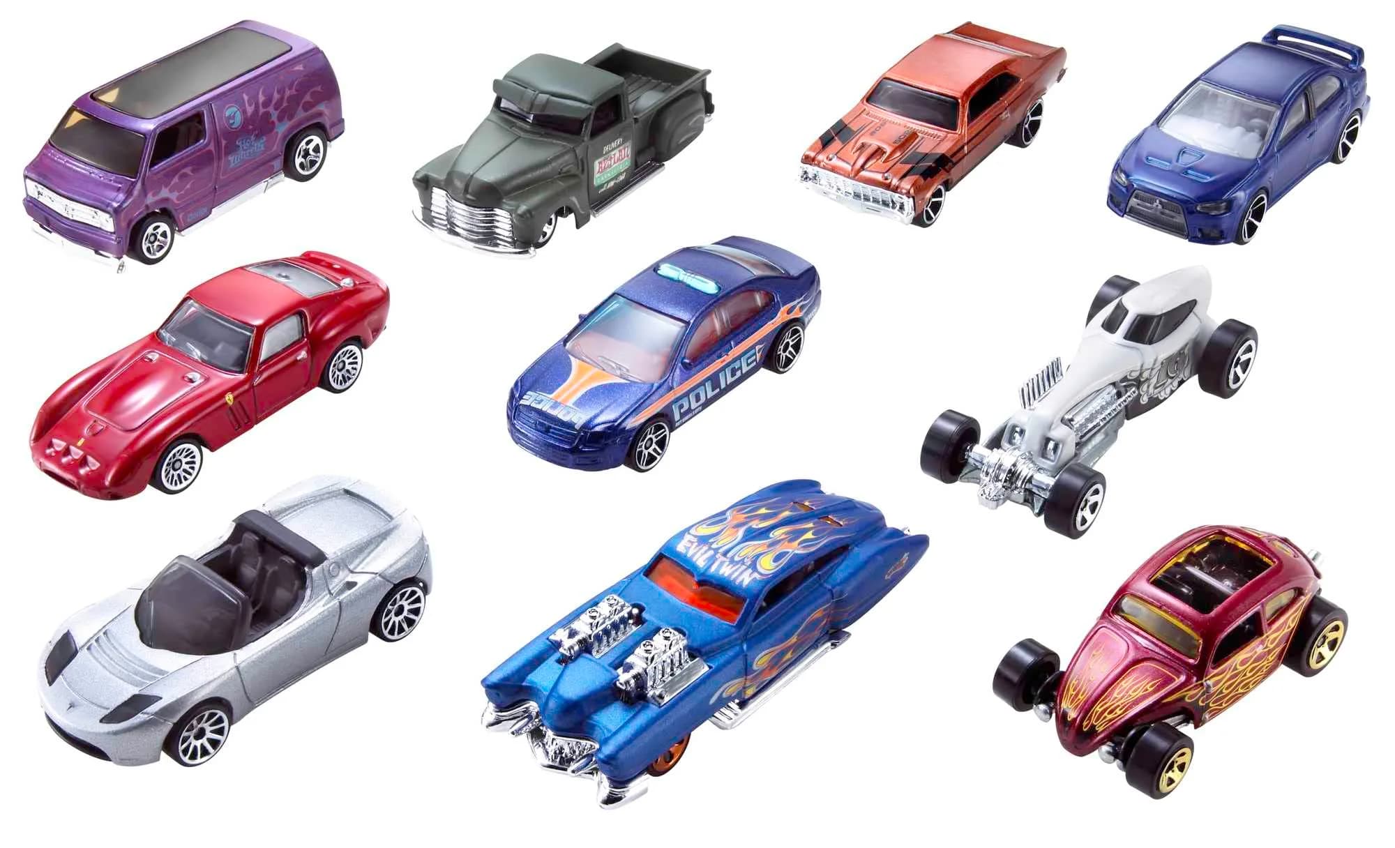 Hot Wheels 10-Car Pack | Instant Collection with Authentic Styling - view 2