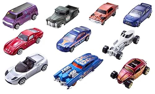 Hot Wheels 10-Car Pack | Instant Collection with Authentic Styling thumbnail 2