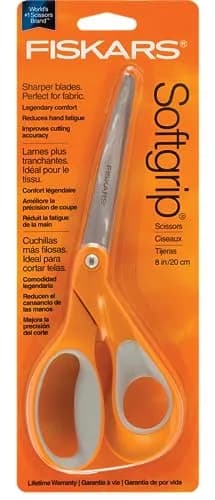 Fiskars 8-Inch Softgrip Scissors | Precision Stainless Steel Blades for Office & Home Use thumbnail 1