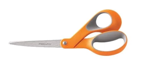 Fiskars 8-Inch Softgrip Scissors | Precision Stainless Steel Blades for Office & Home Use thumbnail 2