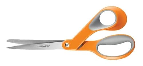 Fiskars 8-Inch Softgrip Scissors | Precision Stainless Steel Blades for Office & Home Use thumbnail 3