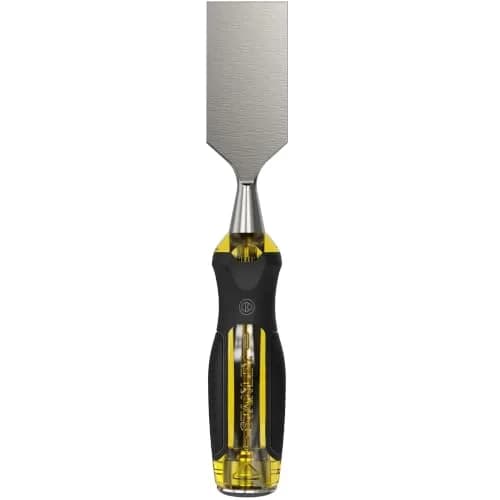 STANLEY 1-1/2 in. (38mm) x 9 in. Thru Tang Butt Wood Chisel | High Chrome Carbon Steel, Ergonomic Handle thumbnail 1