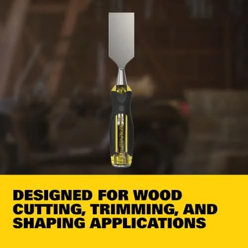 STANLEY 1-1/2 in. (38mm) x 9 in. Thru Tang Butt Wood Chisel | High Chrome Carbon Steel, Ergonomic Handle thumbnail 2