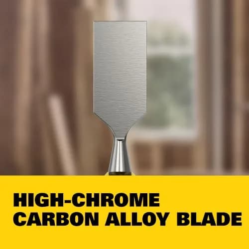 STANLEY 1-1/2 in. (38mm) x 9 in. Thru Tang Butt Wood Chisel | High Chrome Carbon Steel, Ergonomic Handle thumbnail 3