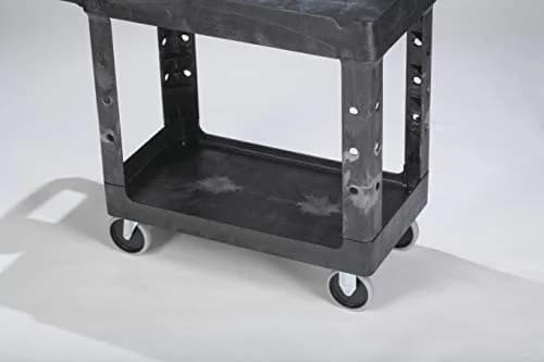 Rubbermaid Commercial Products Heavy Duty Utility Cart 500lb Black | Durable, Maneuverable & Rust-Resistant thumbnail 9